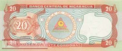 Nicaragua - 20  Cordobas (#189_UNC)
