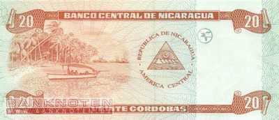 Nicaragua - 20  Cordobas (#192_UNC)