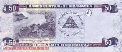 Nicaragua - 50  Cordobas (#193_UNC)