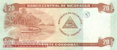 Nicaragua - 20  Cordobas (#197_UNC)