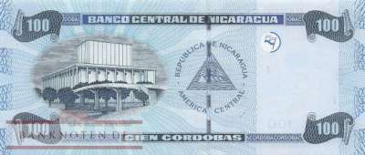 Nicaragua - 100  Cordobas (#199_UNC)