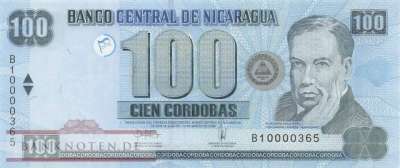 Nicaragua - 100  Cordobas (#199_UNC)