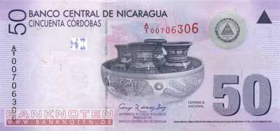Nicaragua - 50  Cordobas (#203_UNC)