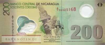 Nicaragua - 200  Cordobas (#205a_UNC)