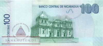 Nicaragua - 100  Cordobas - Gedenkbanknote (#208_UNC)