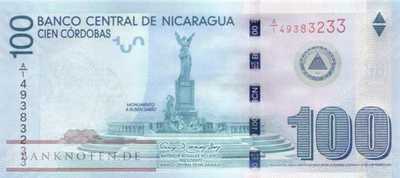 Nicaragua - 100  Cordobas - Gedenkbanknote (#208_UNC)