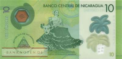 Nicaragua - 10  Cordobas (#209b_UNC)