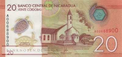 Nicaragua - 20  Cordobas (#210a_UNC)