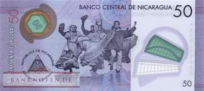 Nicaragua - 50  Cordobas (#211b_UNC)
