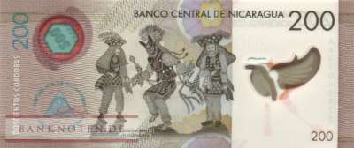 Nicaragua - 200  Cordobas (#213b_UNC)