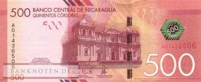 Nicaragua - 500  Cordobas (#214_UNC)