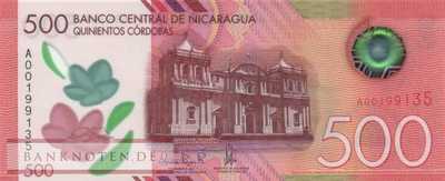 Nicaragua - 500  Cordobas (#217_UNC)