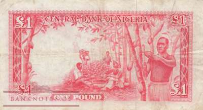 Nigeria - 1  Pound (#004a_VG)