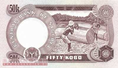 Nigeria - 50  Kobo (#014f_UNC)