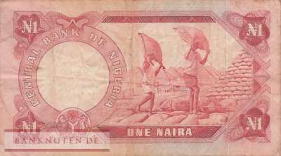 Nigeria - 1  Naira (#015b_F)