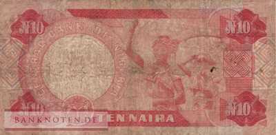 Nigeria - 10  Naira (#021c_VG)