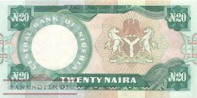 Nigeria - 20  Naira (#026f_UNC)