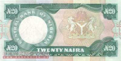 Nigeria - 20 Naira (#026g-01_UNC)