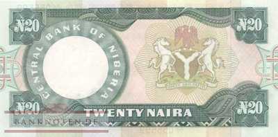Nigeria - 20  Naira (#026i-1_UNC)
