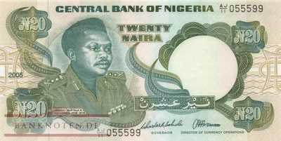 Nigeria - 20  Naira (#026i-1_UNC)