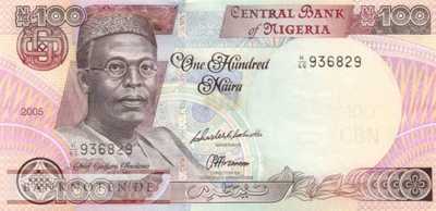 Nigeria - 100  Naira (#028e-2_UNC)
