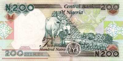 Nigeria - 200  Naira (#029a-02_UNC)