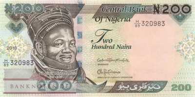 Nigeria - 200  Naira (#029r_UNC)