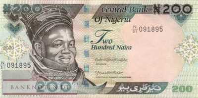 Nigeria - 200  Naira (#029t_UNC)