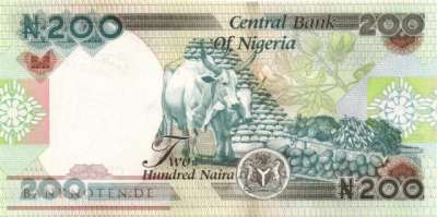 Nigeria - 200  Naira (#029u_UNC)