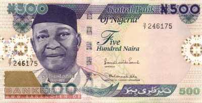 Nigeria - 500  Naira (#030i_UNC)