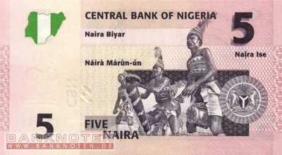 Nigeria - 5  Naira (#032_UNC)