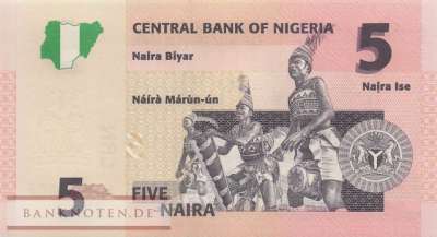 Nigeria - 5  Naira (#032a-2_UNC)