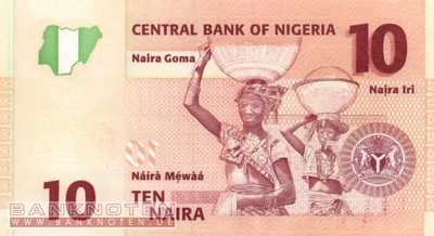 Nigeria - 10  Naira (#033a_UNC)