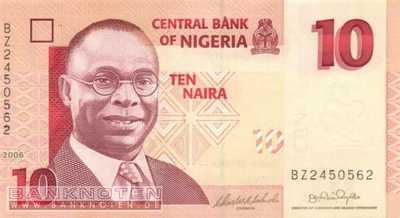 Nigeria - 10  Naira (#033a_UNC)