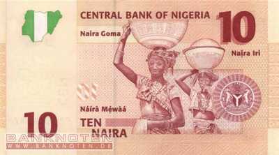 Nigeria - 10  Naira (#033c_UNC)