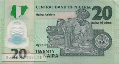 Nigeria - 20  Naira (#034f-1_VF)