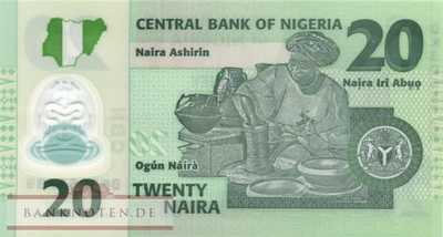 Nigeria - 20  Naira (#034m_UNC)