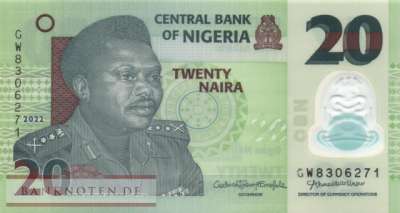 Nigeria - 20  Naira (#034t_UNC)