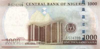 Nigeria - 1.000  Naira (#036g_UNC)