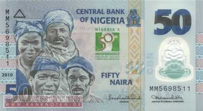 Nigeria - 50  Naira - Gedenkbanknote (#037_UNC)