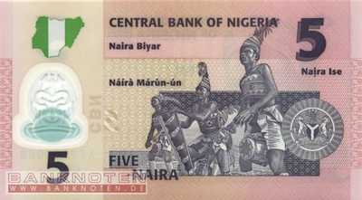 Nigeria - 5  Naira (#038b-1_UNC)