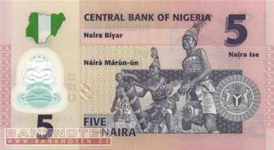 Nigeria - 5  Naira (#038b-U15_UNC)