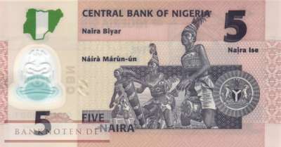 Nigeria - 5  Naira (#038m_UNC)