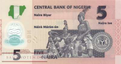 Nigeria - 5  Naira (#038o_UNC)