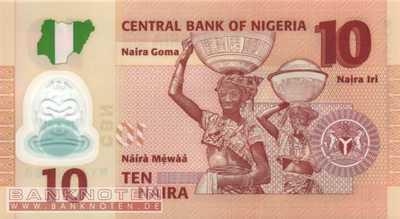 Nigeria - 10  Naira (#039a-1_UNC)