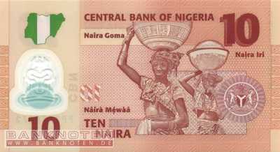 Nigeria - 10  Naira (#039a-2-2_UNC)