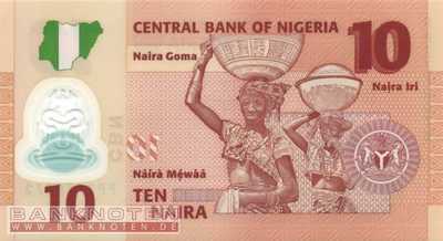 Nigeria - 10  Naira (#039a-U15-7_UNC)