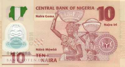 Nigeria - 10  Naira (#039c-1_UNC)