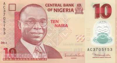 Nigeria - 10  Naira (#039c-2_UNC)