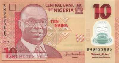 Nigeria - 10  Naira (#039e_UNC)